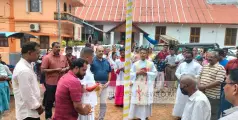 #mahipalli    |  മാഹി പള്ളി തിരുന്നാൾ ഒക്ടോബർ 5 ന് ;  പന്തൽ കാൽനാട്ടു കർമ്മം നടന്നു.  